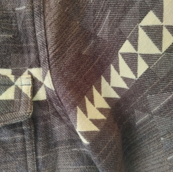 Woolrich Aztec Cotton Zip Shacket Size Small - Picture 11 of 16